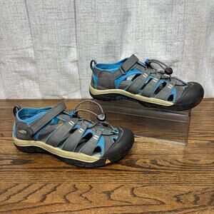 Keen Whisper Women’s Gray Blue Sport Sandals Water Shoes Size 7 Outdoor Hiking